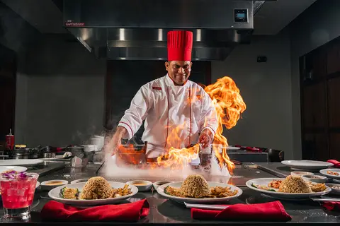 Free Appetizer at Benihana with Friends with Benefits