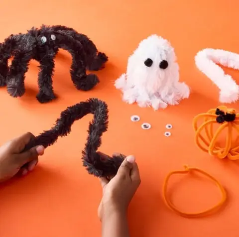 Free Chenille Stem Ghost or Spider Craft Event at Michaels
