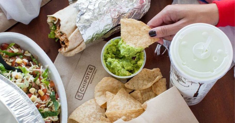 Free Chipotle Chips & Guac with New Rewards Program