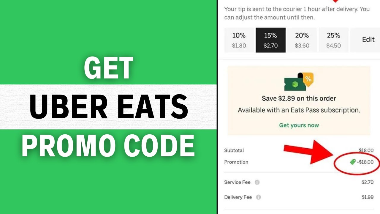 Get a Free Uber Eats Promo Codes